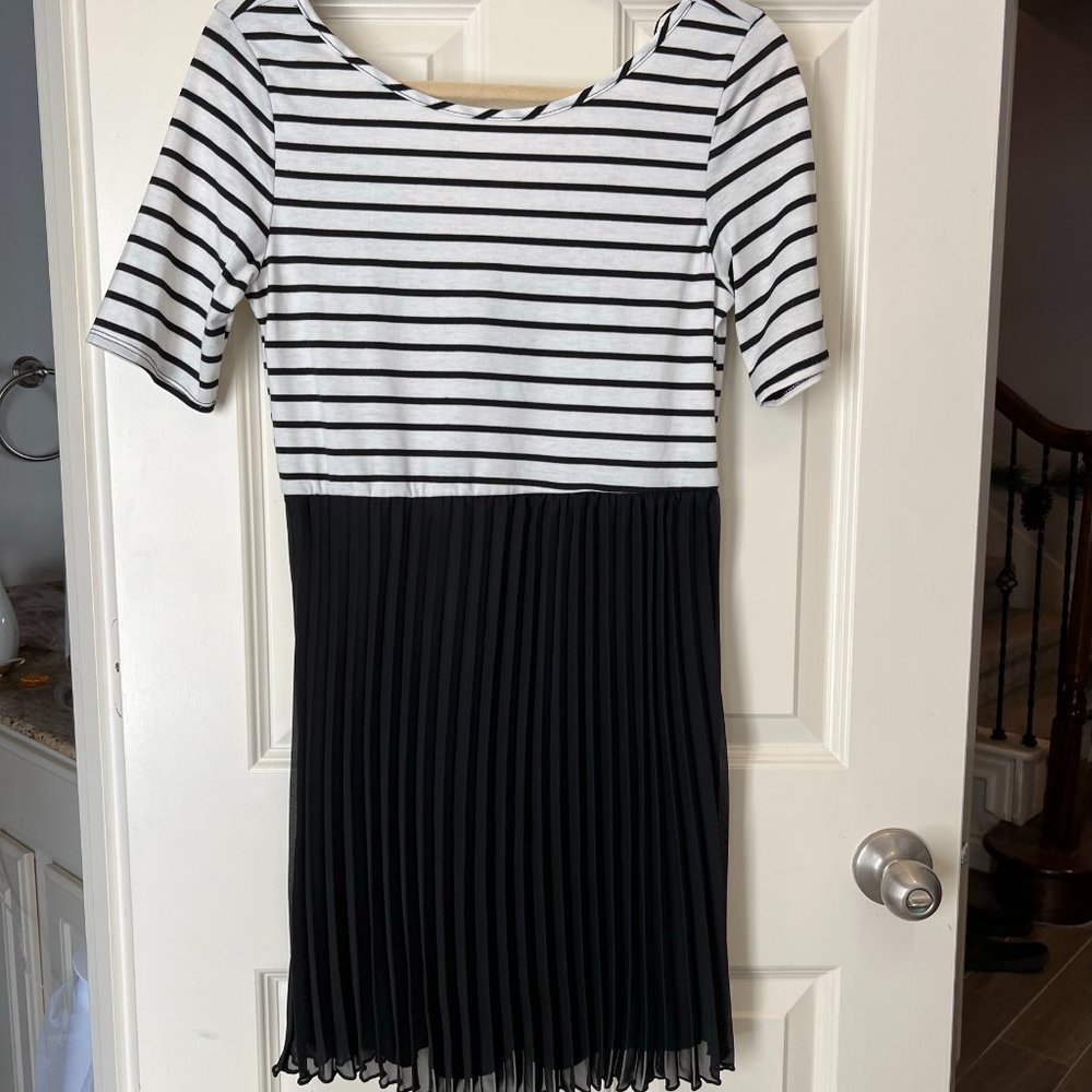 Francesca's pleated dress